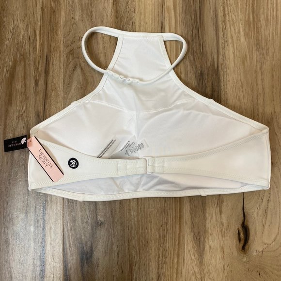NWT Victoria's Secret white swim halter top medium - Picture 3 of 6